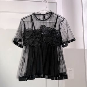 Eva Franco / Anthropologie Black Shirt